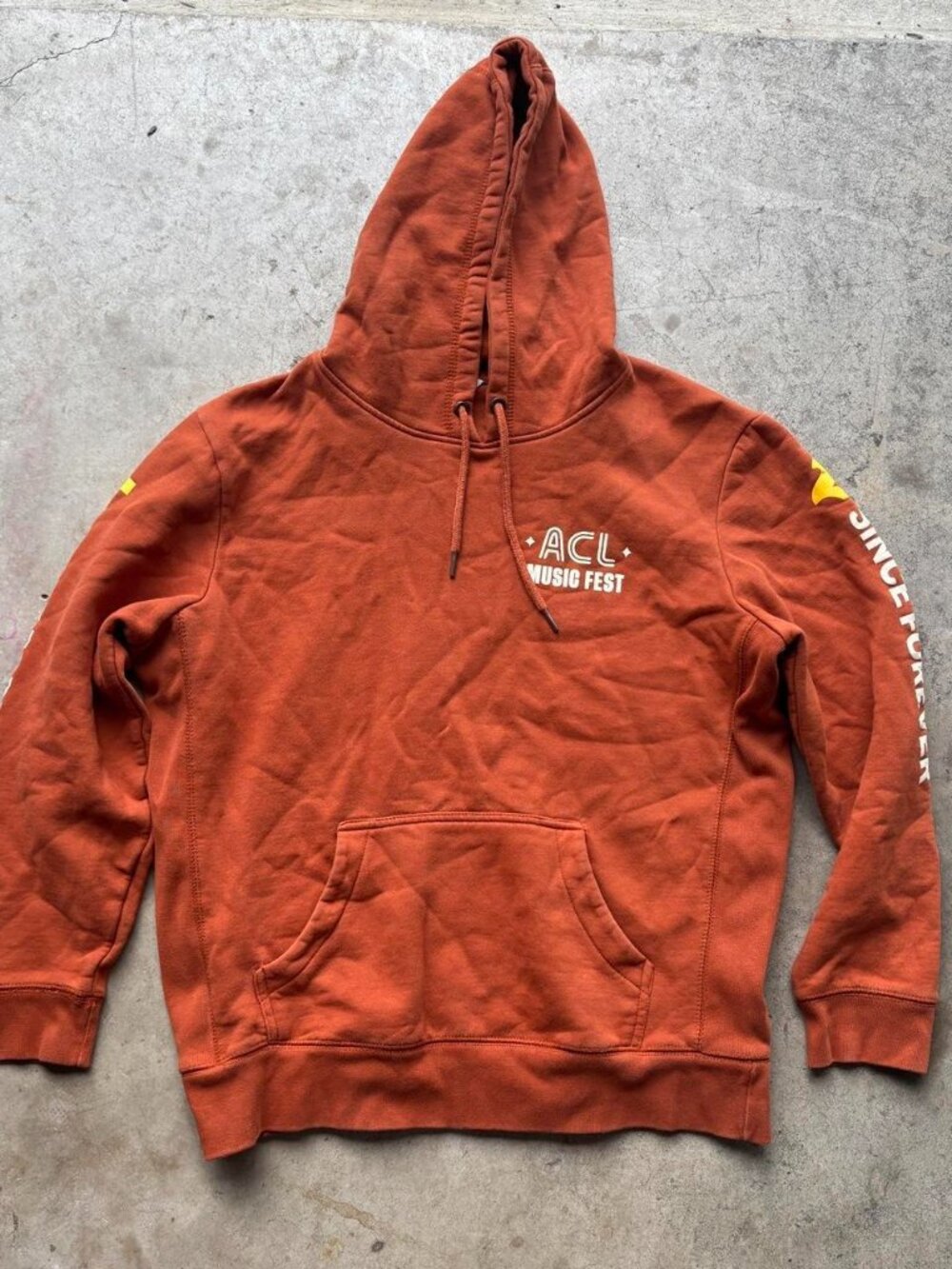 Austin City Limits ACL Music Fest Orange Hoodie